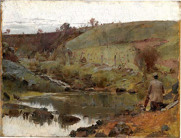 A quiet day on Darebin Creek, Tom roberts